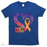 Ms Warrior Heart Multiple Sclerosis Awareness Month Gift T-Shirt thumb 0