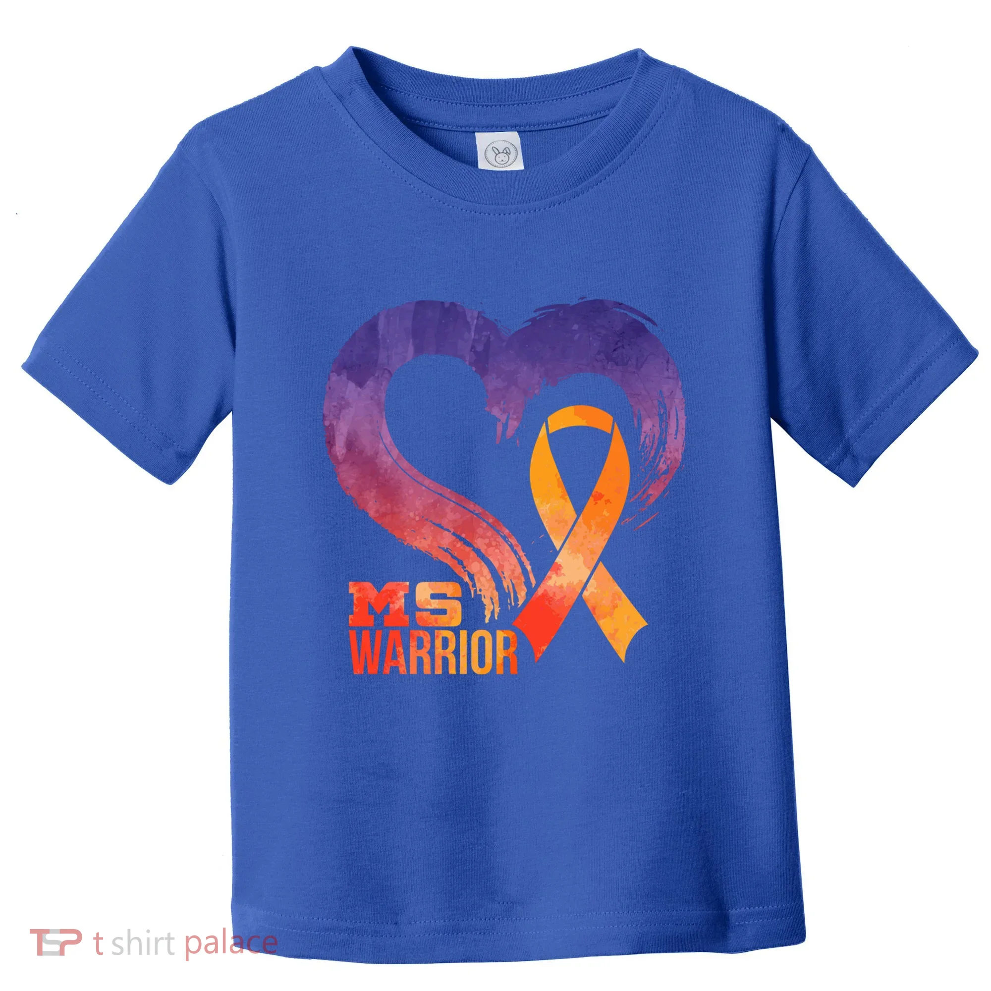 Ms Warrior Heart Multiple Sclerosis Awareness Month Gift Toddler T-Shirt