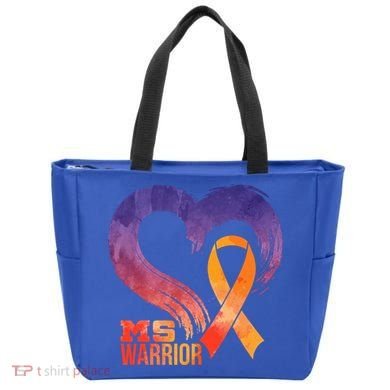 Ms Warrior Heart Multiple Sclerosis Awareness Month Gift Tote Bag