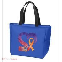Ms Warrior Heart Multiple Sclerosis Awareness Month Gift Tote Bag thumb 3