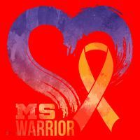 Ms Warrior Heart Multiple Sclerosis Awareness Month Gift Santa Hat thumb 1