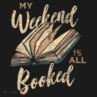 My Weekend Is All Booked Bookworm Reading Books Funny Gift Women's Hoodie thumb 2