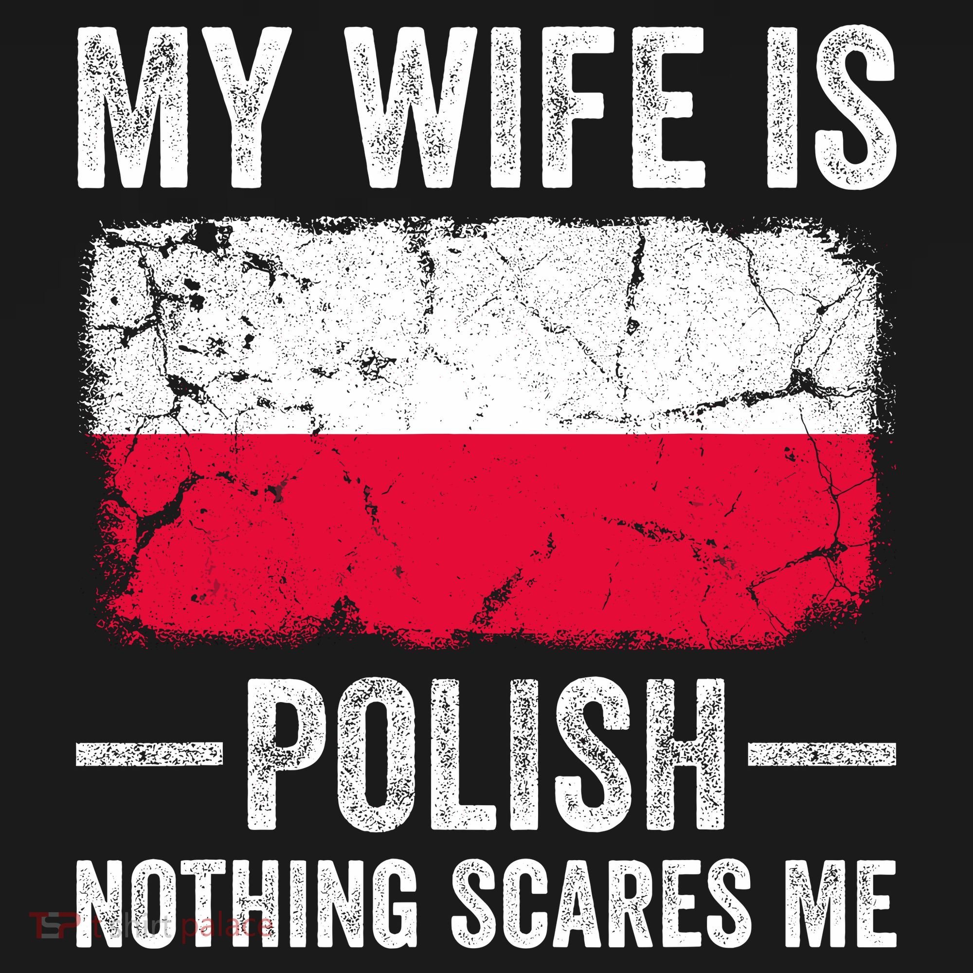 My Wife Is Polish Nothing Scares Me Funny Husband Hoodie