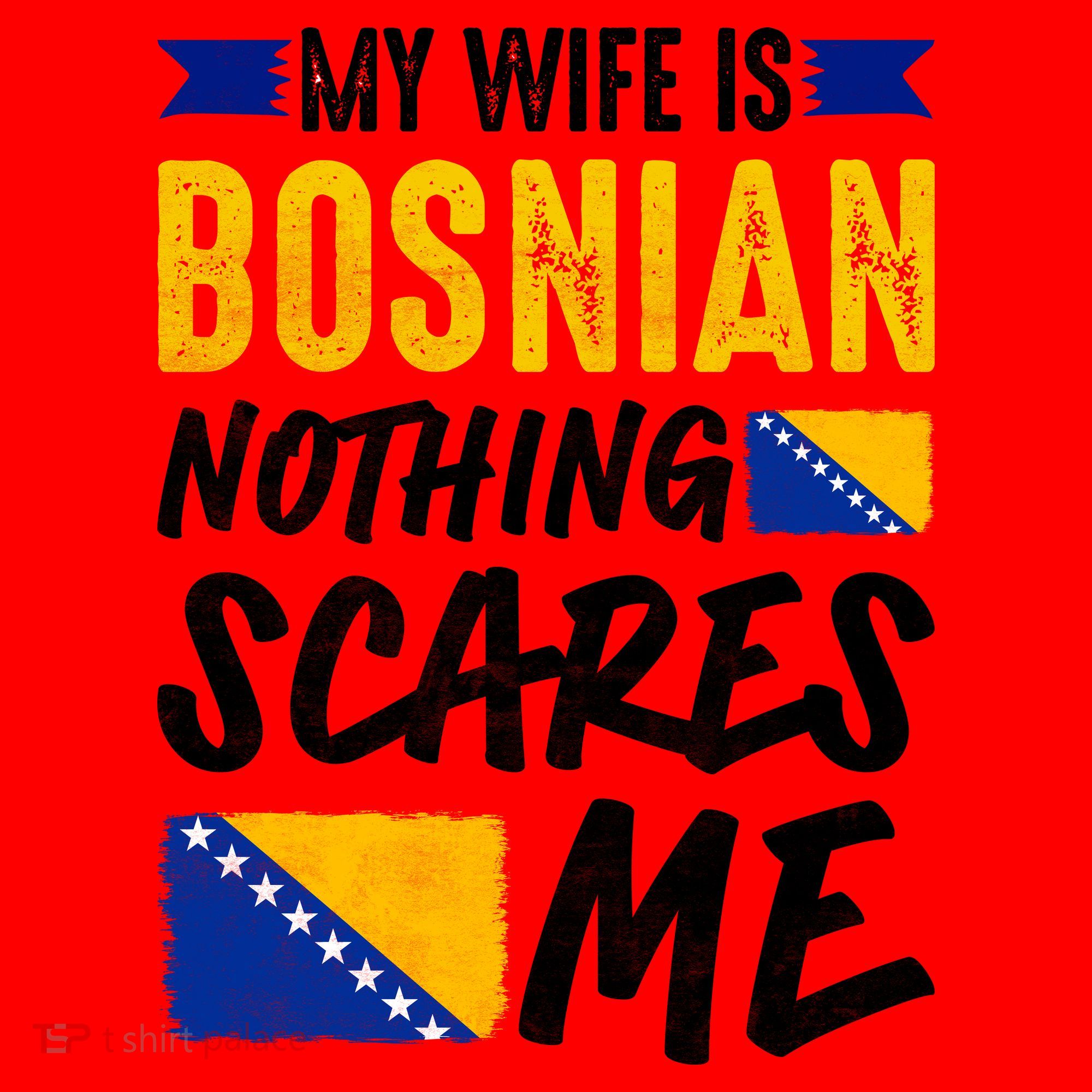 My Wife Is Bosnian Nothing Scares Me Santa Hat