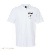 My Wife Is Hotter Than My Coffee Funny Gift Polo thumb 0