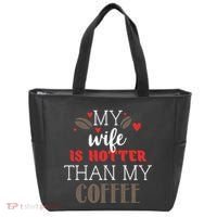My Wife Is Hotter Than My Coffee Cute Gift Tote Bag thumb 0