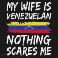 My Wife Is Venezuelan Nothing Scares Me Venezuela Flag Mousepad thumb 1