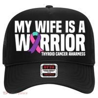 My Wife Is A Warrior Thyroid Cancer Awareness Funny Gift Hat thumb 0