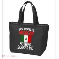 My Wife Is Mexican Nothing Scares Me Tote Bag thumb 3