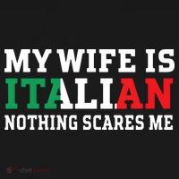 My Wife Is Italian Nothing Scares Me Husband Sweatshirt thumb 3
