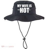 My Wife Is Psychotic (Hot) Funny Married Couples Bucket Hat thumb 0