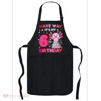 Make Way It's My 6th Birthday Cute Axolotl 6th Birthday Girl Apron thumb 0