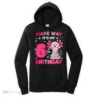 Make Way It's My 6th Birthday Cute Axolotl 6th Birthday Girl Women's Hoodie thumb 0