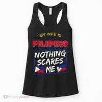 My Wife Is Filipino Republic Of The Philippines Roots Flag Women's Tank Top thumb 0
