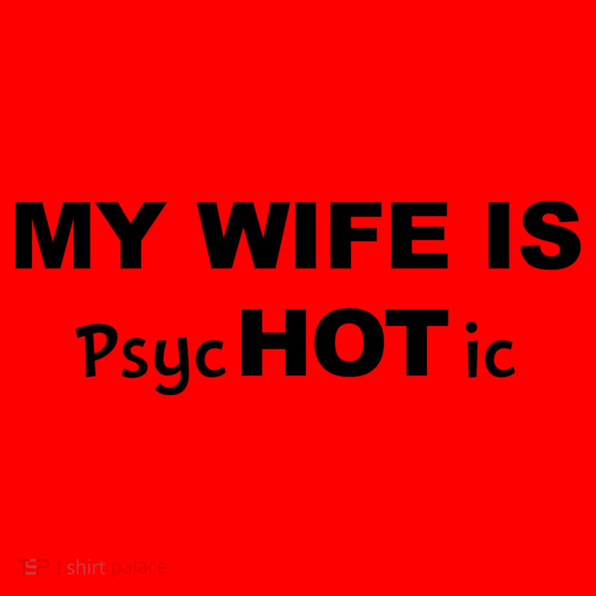 My Wife Is Hot / Psychotic / Funny Santa Hat