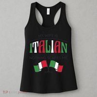 My Wife Is Italian Nothing Scares Me Women's Tank Top thumb 3