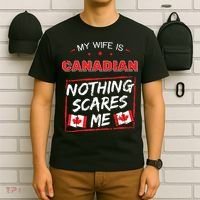 My Wife Is Canadian Canada Heritage Roots Flag Pride T-Shirt thumb 6