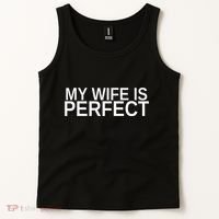 My Wife Is Perfect Funny Husband Wedding Anniversary Tank Top thumb 2