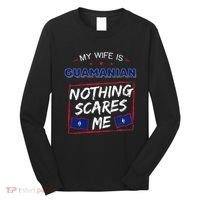 My Wife Is Guamanian Guam Chamorro Long Sleeve Shirt thumb 0