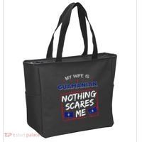 My Wife Is Guamanian Guam Chamorro Tote Bag thumb 2