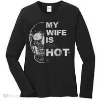 My Wife Is Psychotic Hot Women's Long Sleeve Shirt thumb 0