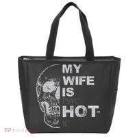My Wife Is Psychotic Hot Tote Bag thumb 0