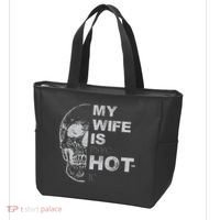 My Wife Is Psychotic Hot Tote Bag thumb 3