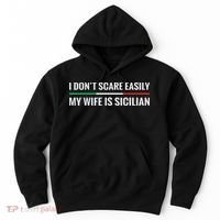 My Wife Is Sicilian Funny Italian American Sicily Gift Hoodie thumb 0