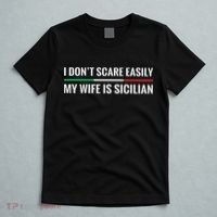 My Wife Is Sicilian Funny Italian American Sicily Gift T-Shirt thumb 5