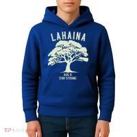 Maui Wildfire Lahaina Survivor Maui Hawaii Strong Kids Hoodie thumb 4
