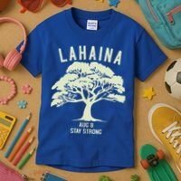 Maui Wildfire Lahaina Survivor Maui Hawaii Strong Kids T-Shirt thumb 3