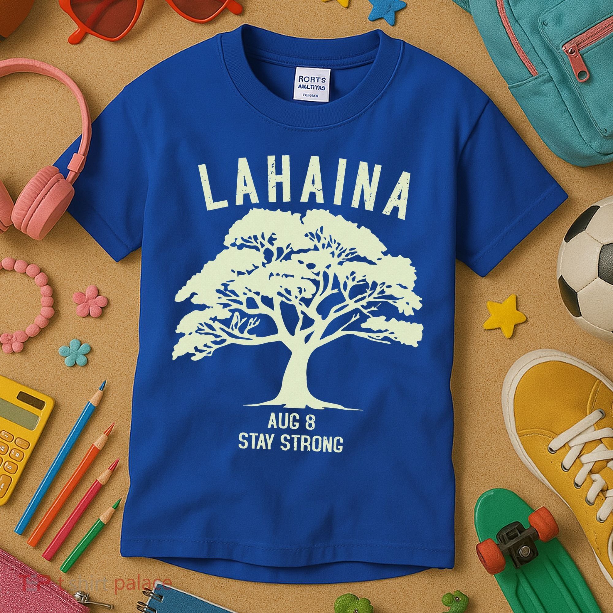 Maui Wildfire Lahaina Survivor Maui Hawaii Strong Kids T-Shirt