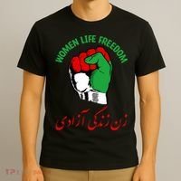 Mahsa, WOMEN LIFE FREEDOM, Cute Iranian Flag Fist Of Iranian T-Shirt thumb 3