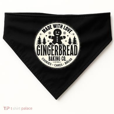 Made With Love Gingerbread Baking Co USA-Made Doggie Bandana