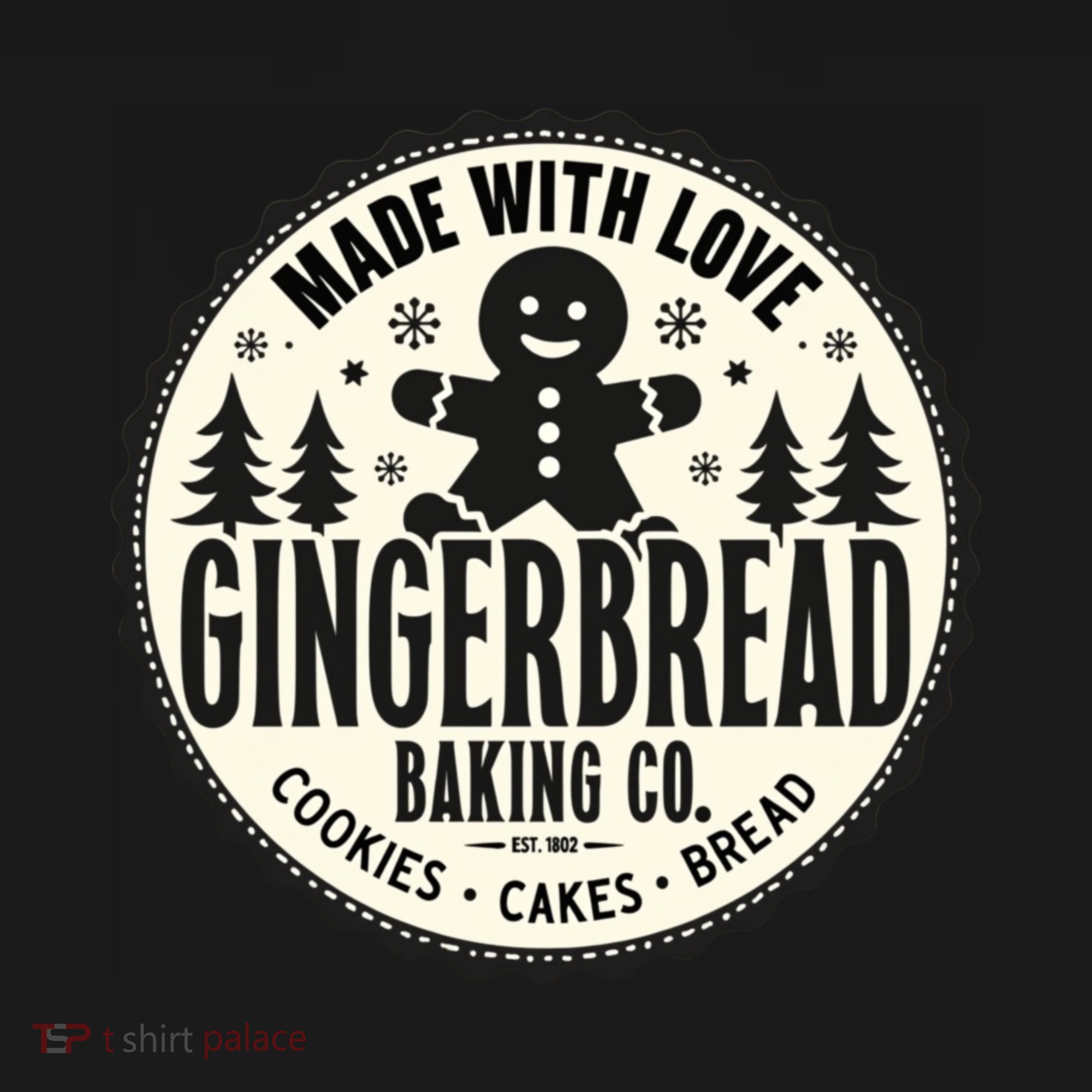 Made With Love Gingerbread Baking Co Pajama Set
