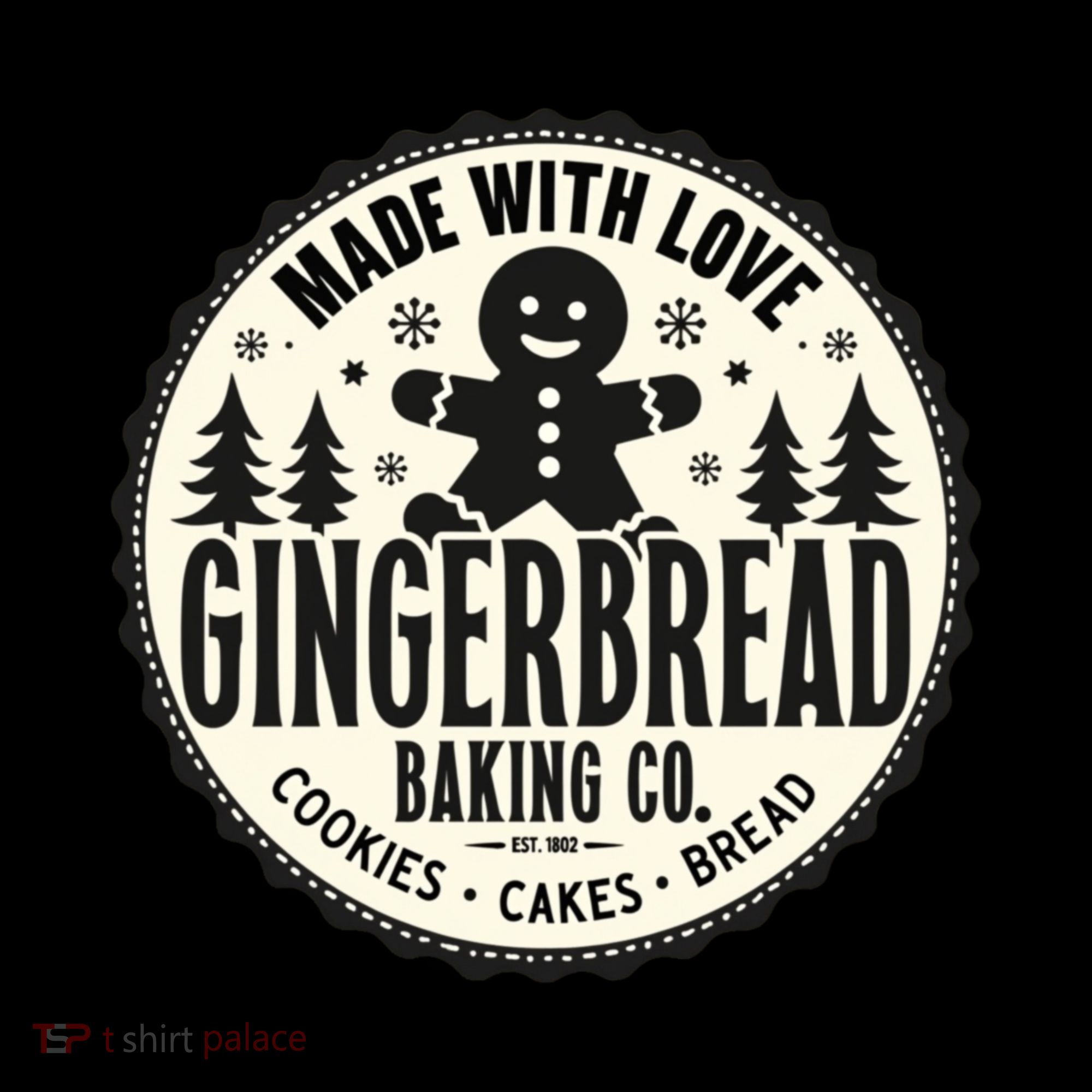 Made With Love Gingerbread Baking Co Toddler Hoodie