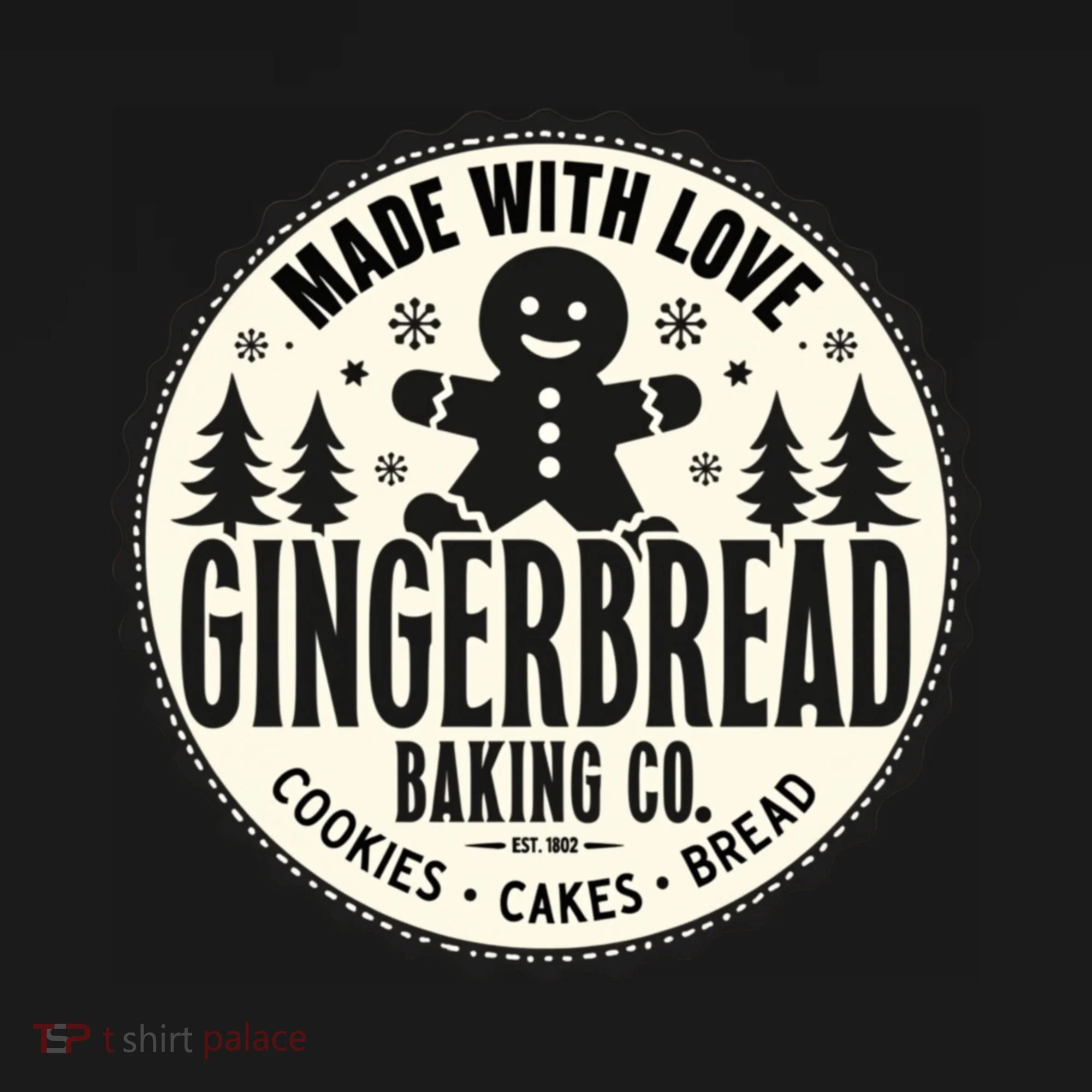 Made With Love Gingerbread Baking Co Toddler Hoodie