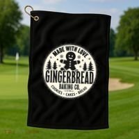 Made With Love Gingerbread Baking Co Golf Towel thumb 1