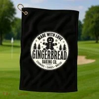 Made With Love Gingerbread Baking Co Golf Towel thumb 1