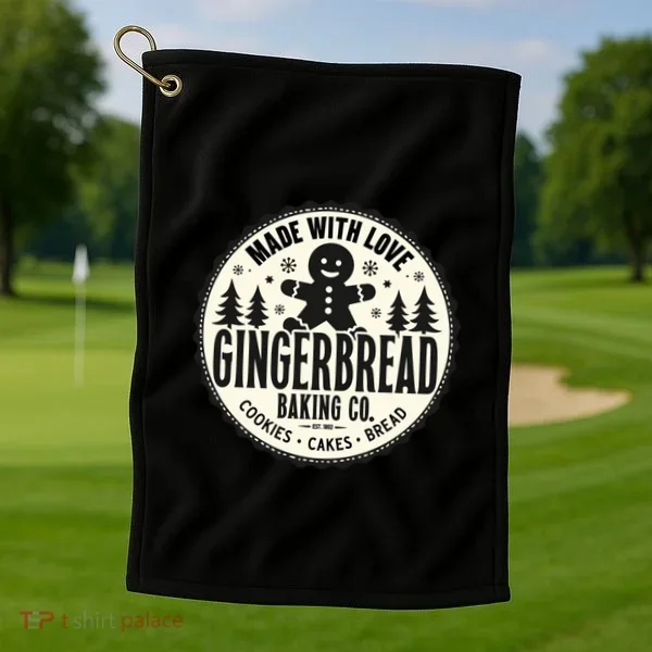 Made With Love Gingerbread Baking Co Golf Towel