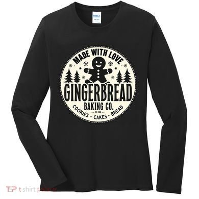 Made With Love Gingerbread Baking Co Women's Long Sleeve Shirt