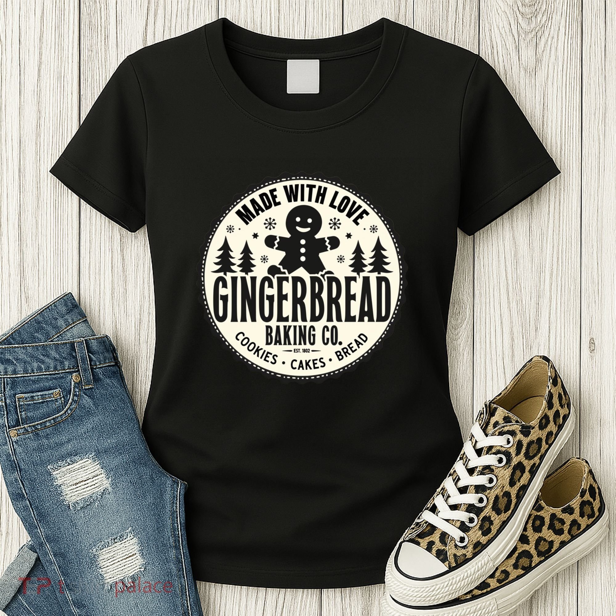 Made With Love Gingerbread Baking Co Women's T-Shirt
