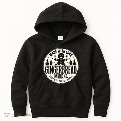 Made With Love Gingerbread Baking Co Kids Hoodie