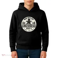 Made With Love Gingerbread Baking Co Kids Hoodie thumb 4