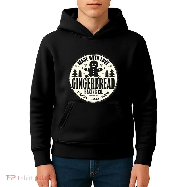 Made With Love Gingerbread Baking Co Kids Hoodie