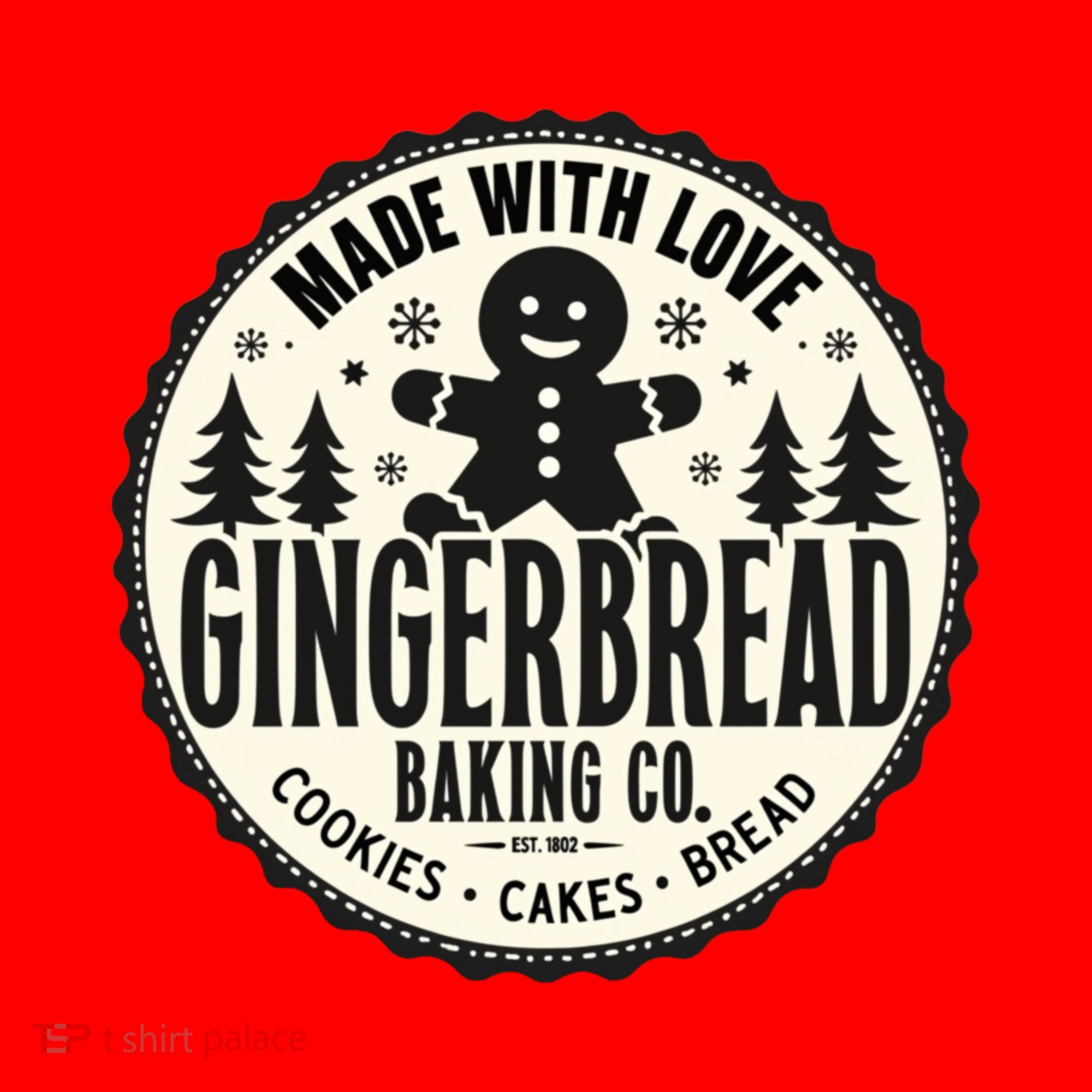 Made With Love Gingerbread Baking Co Santa Hat