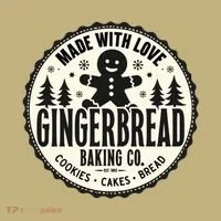 Made With Love Gingerbread Baking Co Button thumb 1