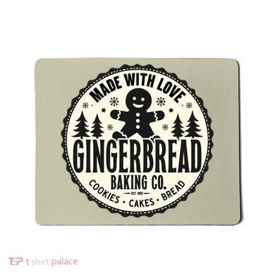 Made With Love Gingerbread Baking Co Mousepad