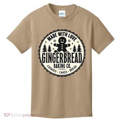Made With Love Gingerbread Baking Co Kids T-Shirt