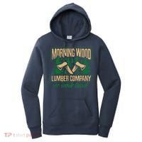 Morning Wood Lumber Company Funny Lumberjack Dad Women's Hoodie thumb 0